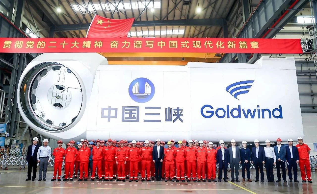 金风科技GWH252-13.6MW机组在福建省福清市福建三峡海上风电国际产业园成功下线 | 金风科技风电整机制造企业