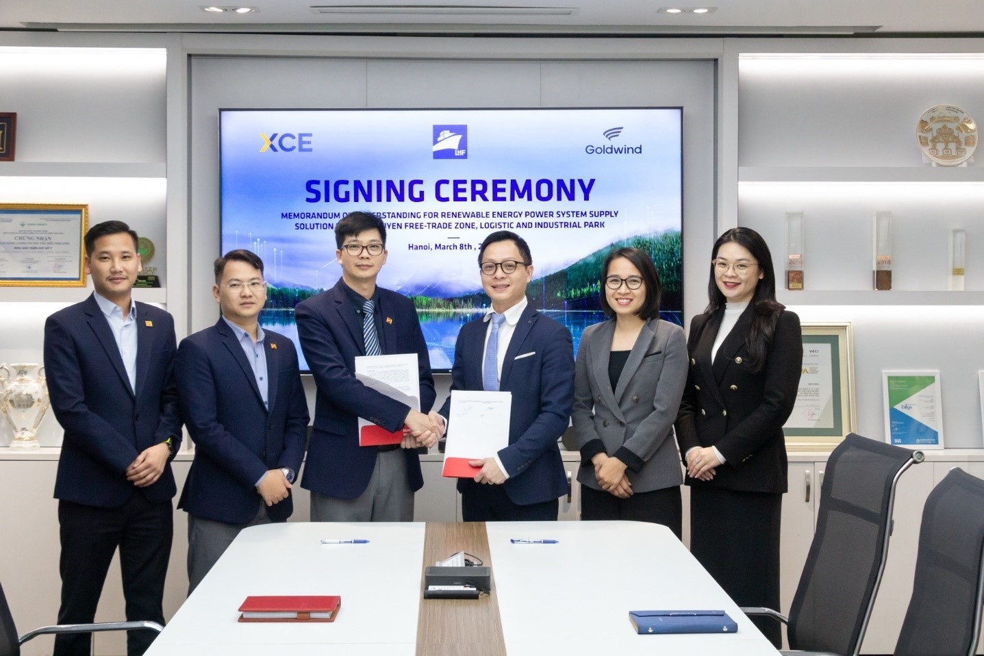 XCE Energy and Goldwind signed Memorandum of Understanding (MOU) on renewable energy power system solutions for industrial parks | Wind turbine supplier